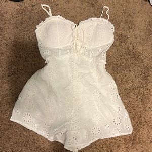 White Lace Jumper/Romper